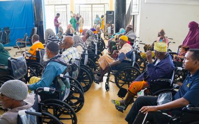 Hay’adda Naafada Qaranka Soomaaliyeed ayaa maanta qalabka naafadu isticmaasho sida Wheelchairs, Crutches iyo White Canes (Ulaha dadka aragga la) ugu qaybisay Golaha Murtida iyo Madadaalada ee magaalada Muqdisho.